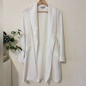 🤍 ikoll White Open-Front Cardigan — One Size